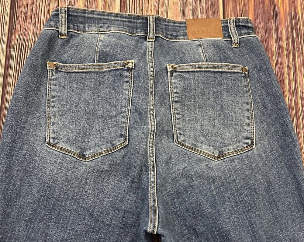 💋 Judy Blue Wide-Leg Jeans Womens Plus Size 14W Stretch
